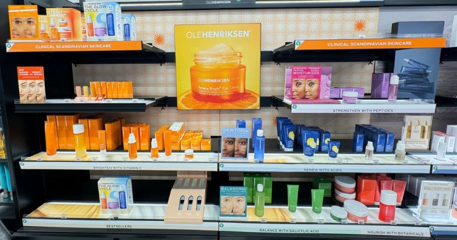 OleHenriksen Skincare on display at Sephora