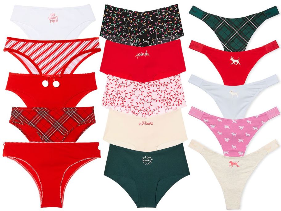 PINK Panties Holiday 5-Pack