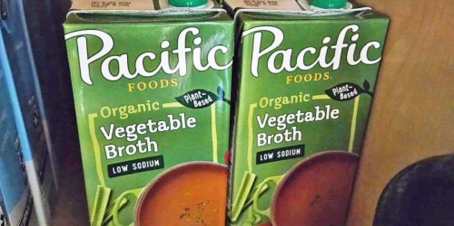 Pacific Foods Organic Vegetable Broth 12-Pack Only $13 Shipped on Amazon