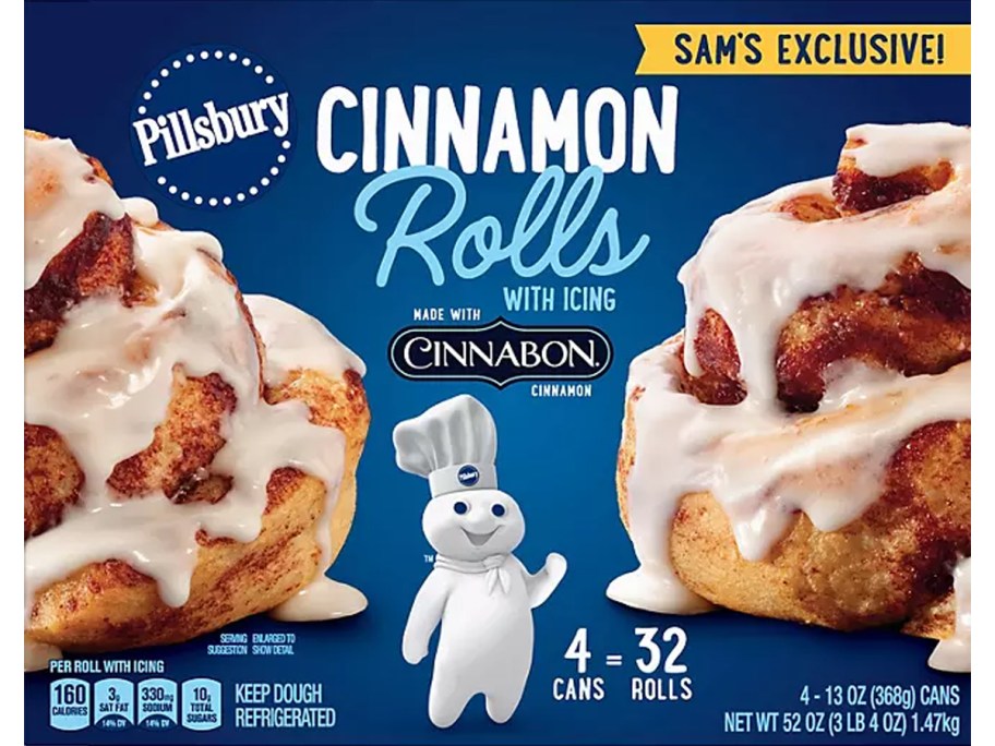 Pillsbury Cinnamon Rolls with Cinnabon Icing