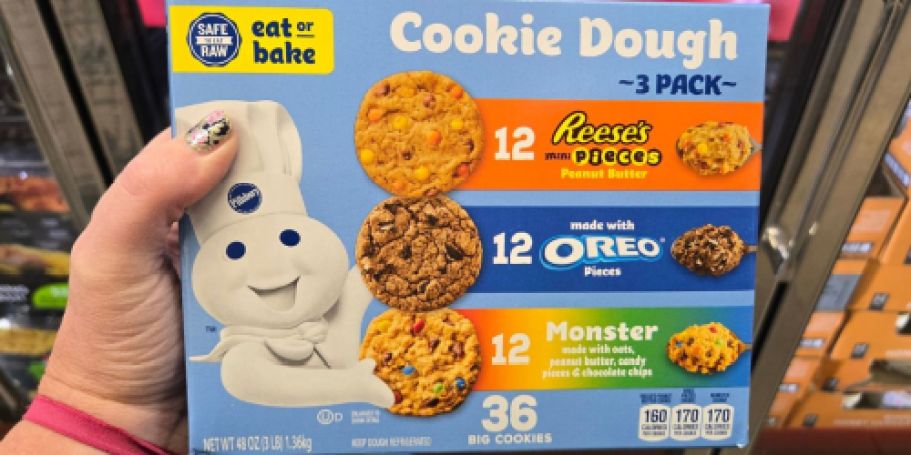 Pillsbury Ready to Bake Cookie Dough Variety Box 36-Count JUST $8 at Sam’s Club