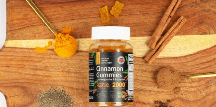 Cinnamon Gummies 60-Count Just $12 Shipped on Amazon (Supports Healthy Blood Sugar Levels)