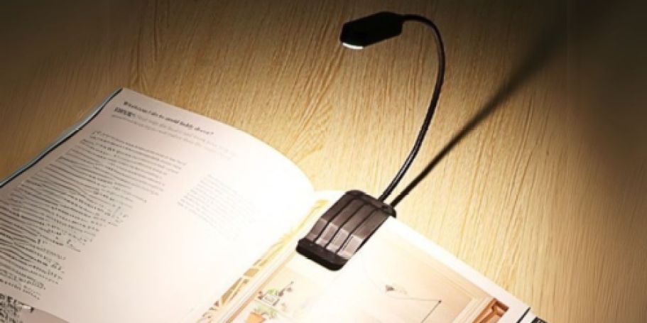 Rechargeable Clip-On Book Light 2-Pack ONLY $5.94 Shipped w/ Amazon Prime (Reg. $15)