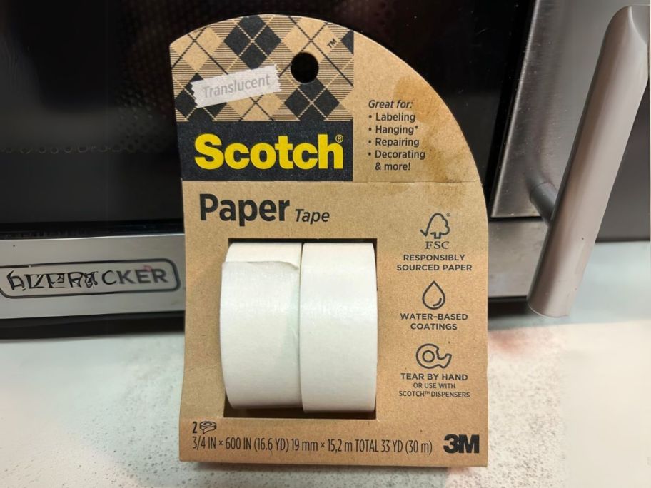 Scotch Paper Tape 2-Pack on desk