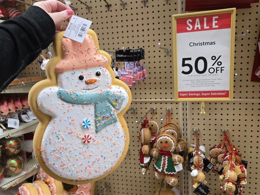 Gingerbread Snowman Wall Decor