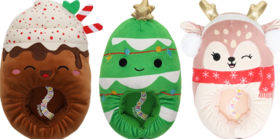 Squishmallows Holiday Slippers Only $14.98 on Walmart.online | Women’s & Kids Sizes