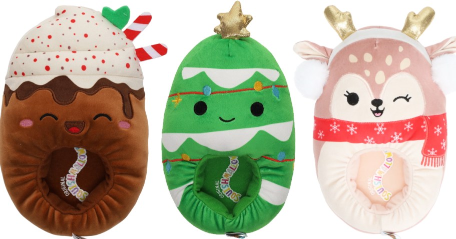 Squishmallows Holiday Slippers Only $14.98 on Walmart.online | Women’s & Kids Sizes