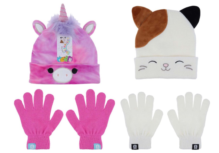 Squishmallows hat and mittens sets