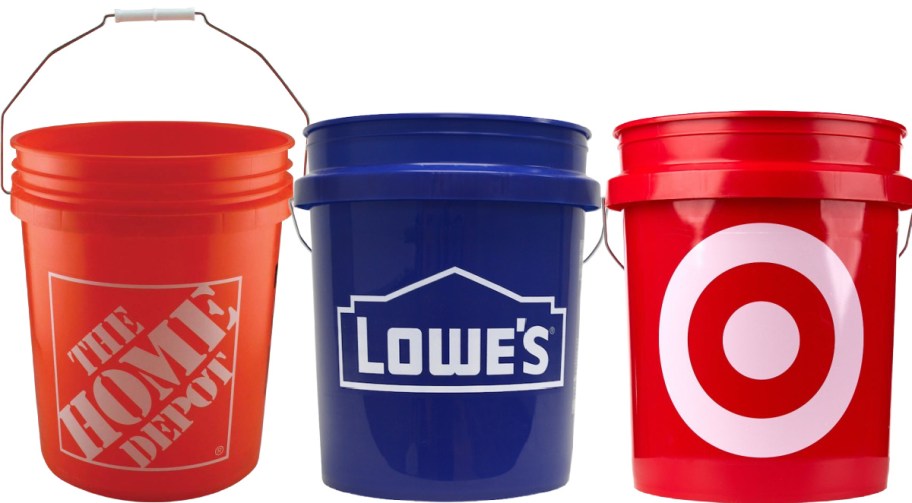 Stock images of Store buckets