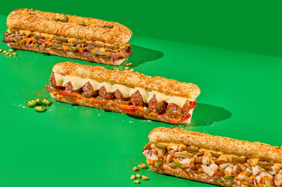 Footlongs on Subway Ghost Pepper Bread