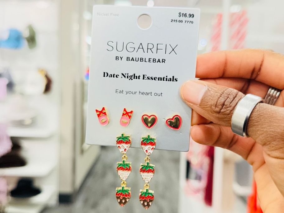 Sugarfix by BaubleBar Date Night Essentials Earrings Trio