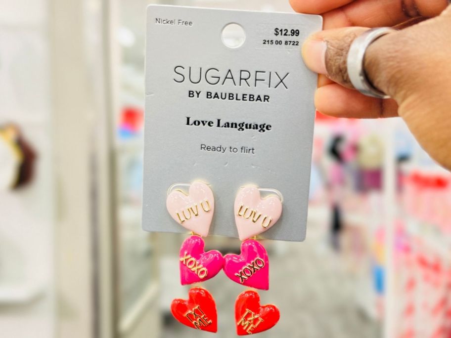 Sugarfix by BaubleBar Love Language Earrings