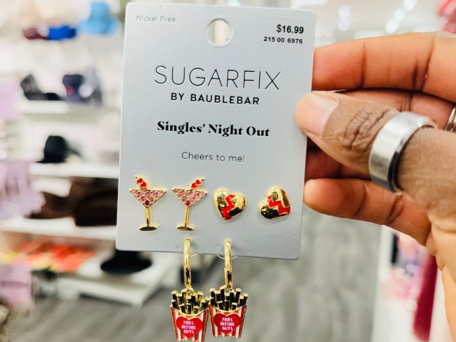 Sugarfix by BaubleBar Singles' Night Out Earrings Trio