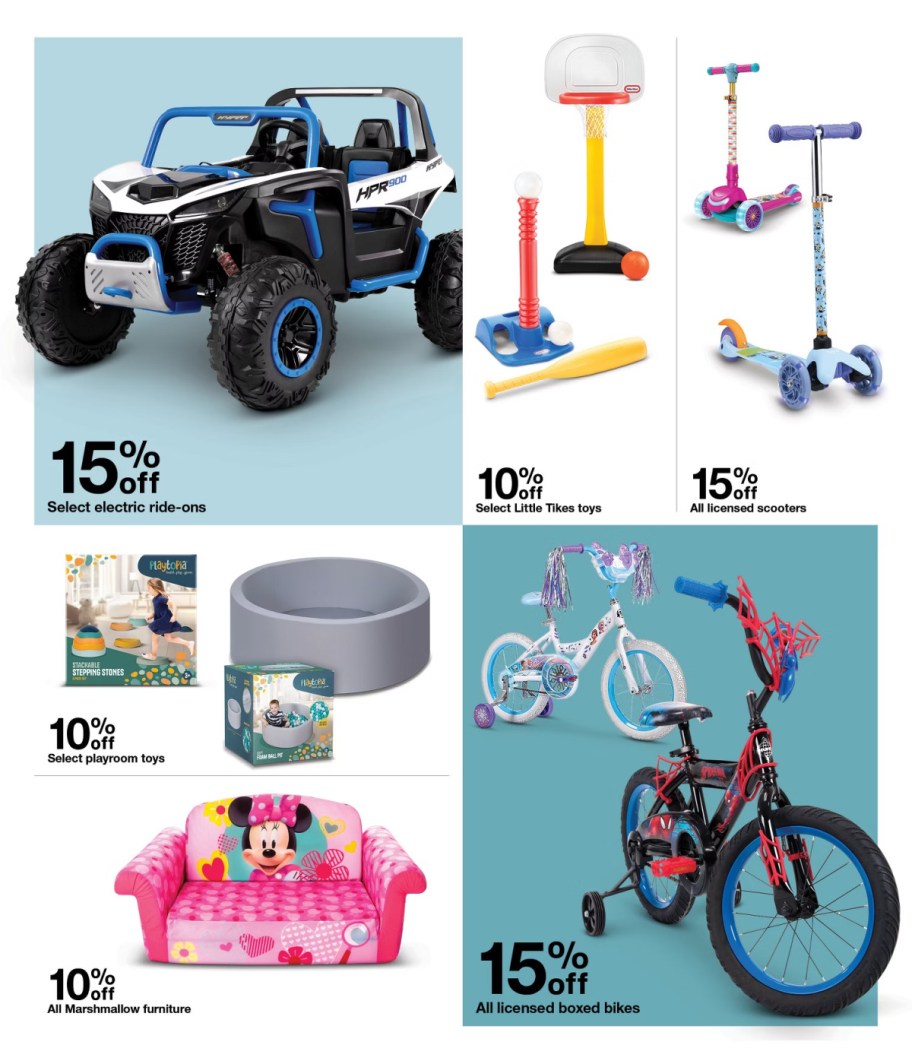 page from Target ad