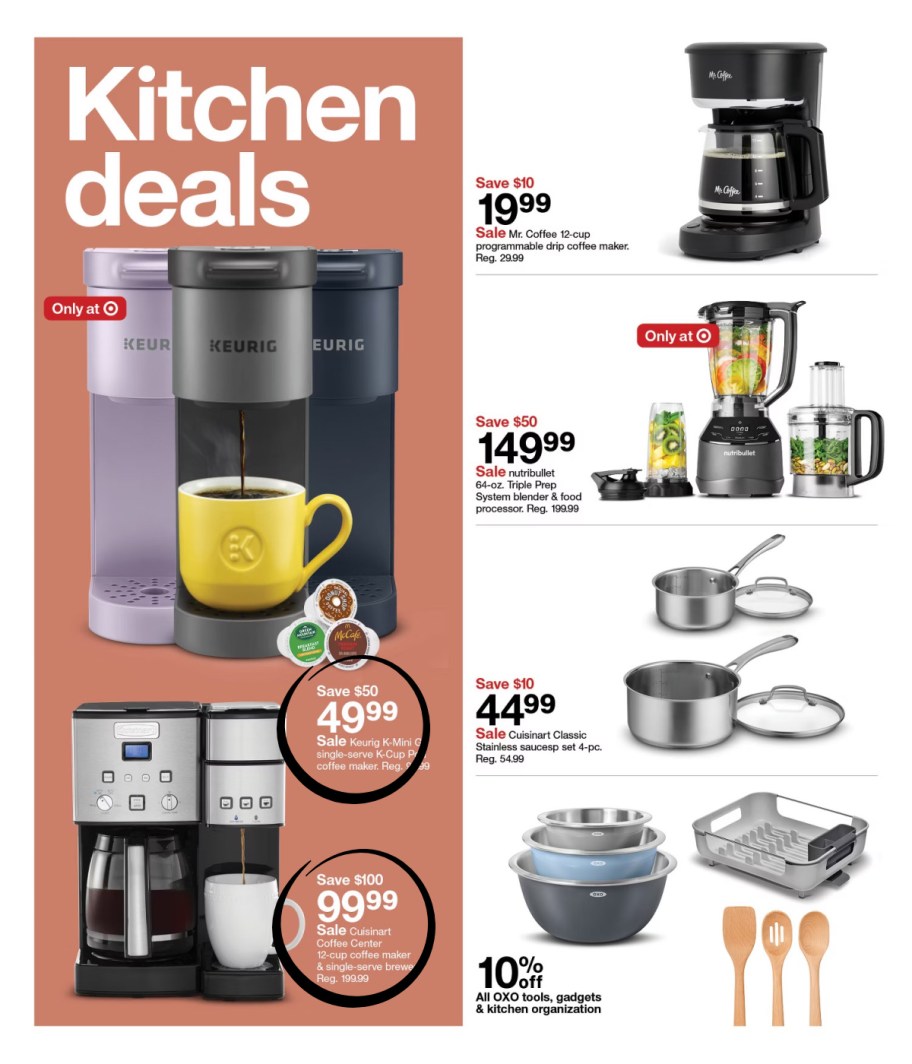 page from Target ad