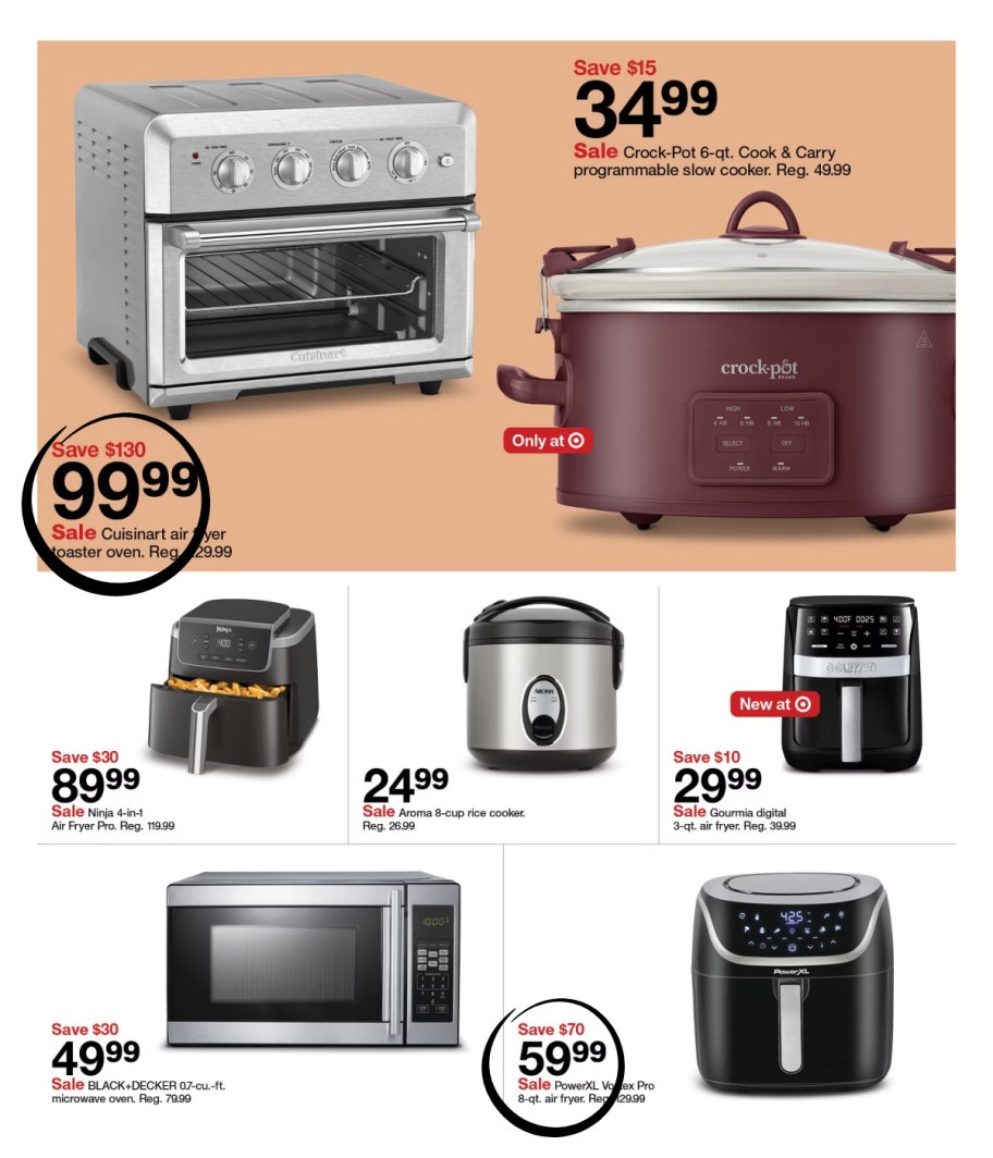 page from Target ad