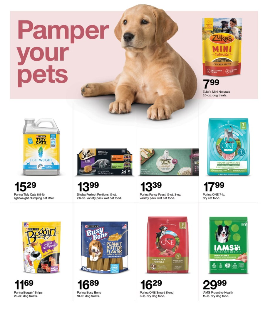 page from Target ad