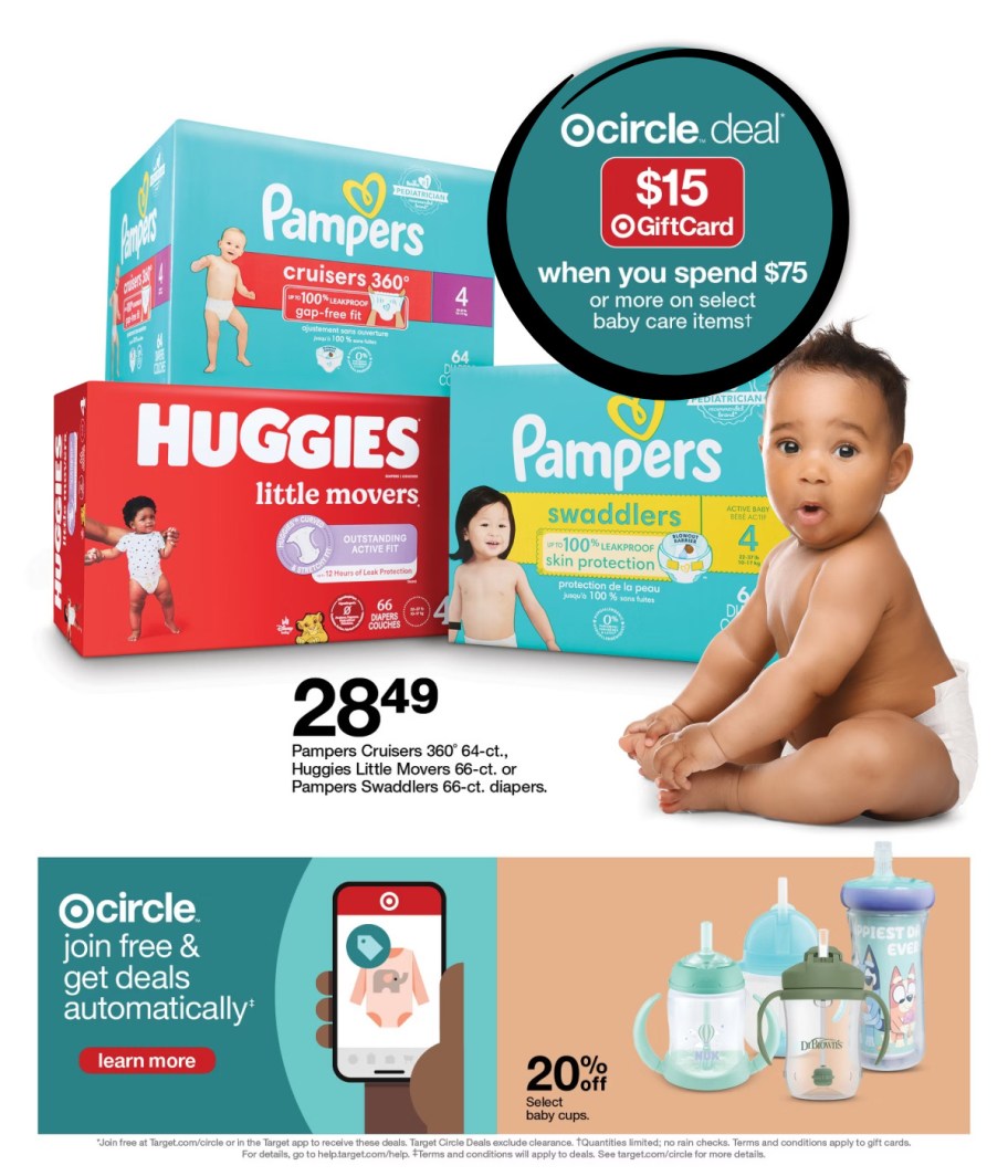 page from Target ad