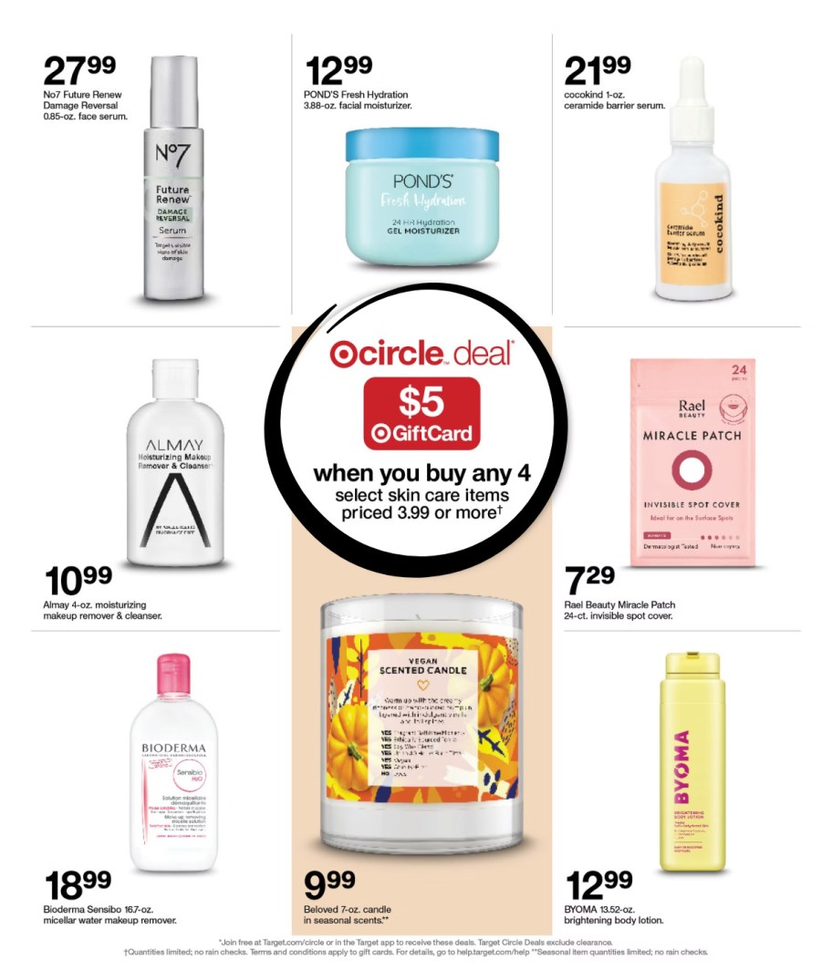 page from Target ad