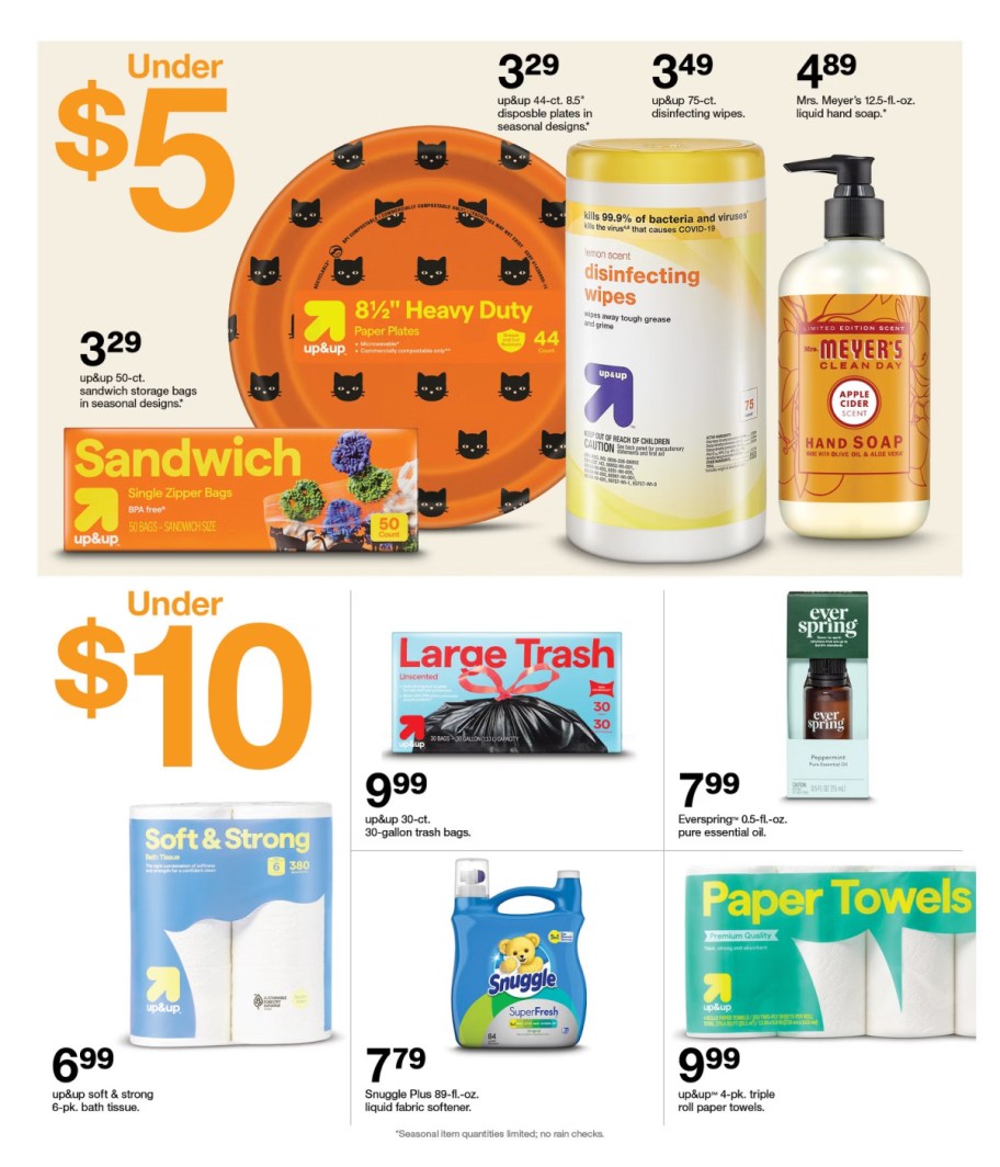 page from Target ad