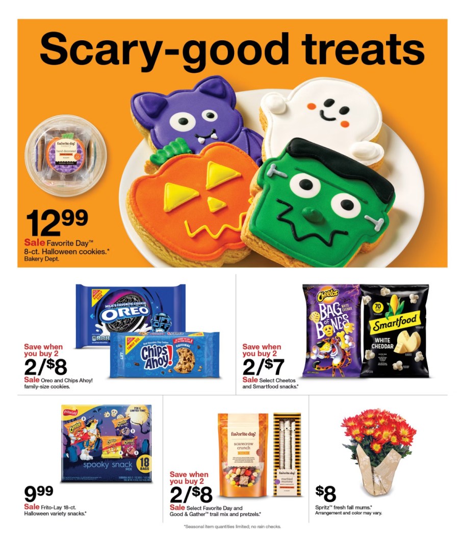 page from Target ad