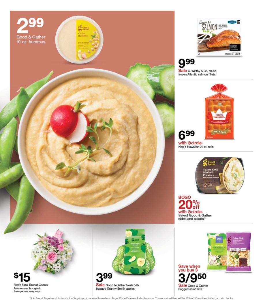 page from Target ad