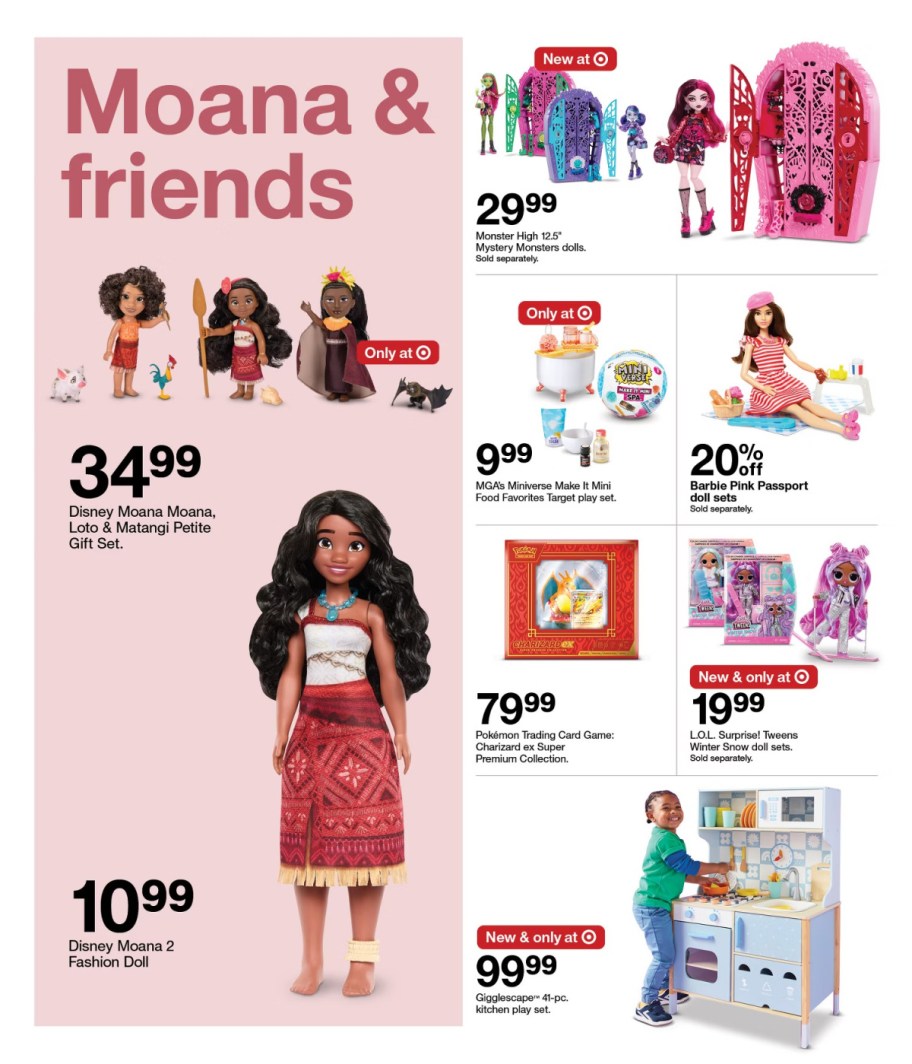 page from Target ad