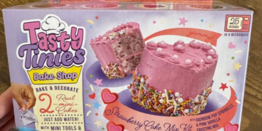 Tasty Tinies Bake Shop Cake Kits $9.97 on Walmart.online – Includes Mini Tools & Ingredients!