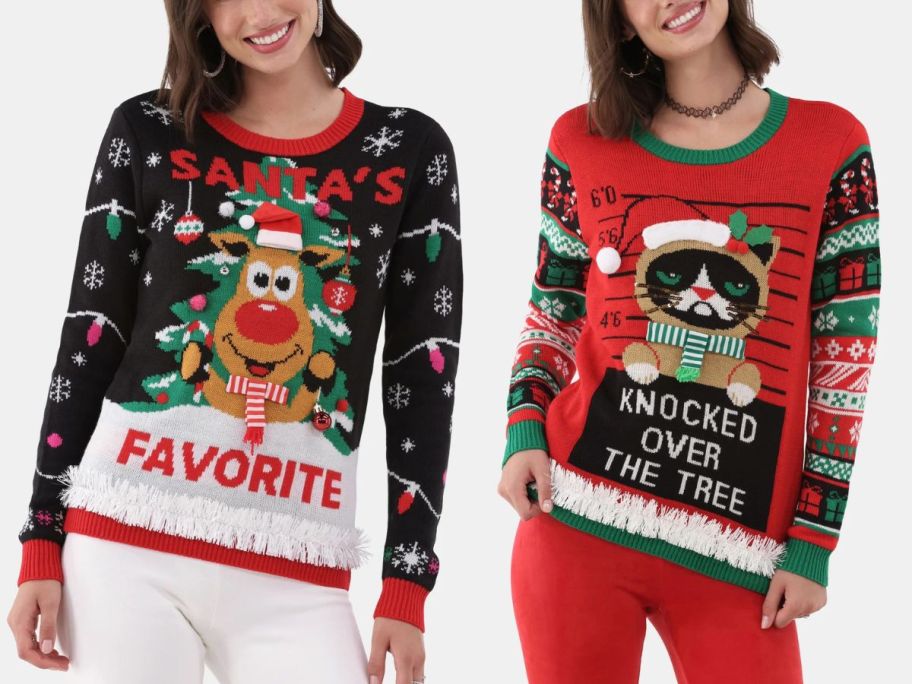 Walmart Women's Ugly Christmas Sweaters