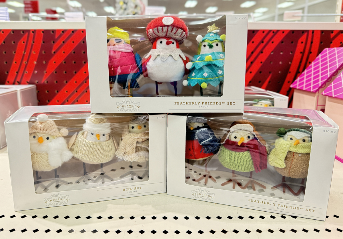 50% Off Target Holiday Birds | 3-Count Sets JUST $5!