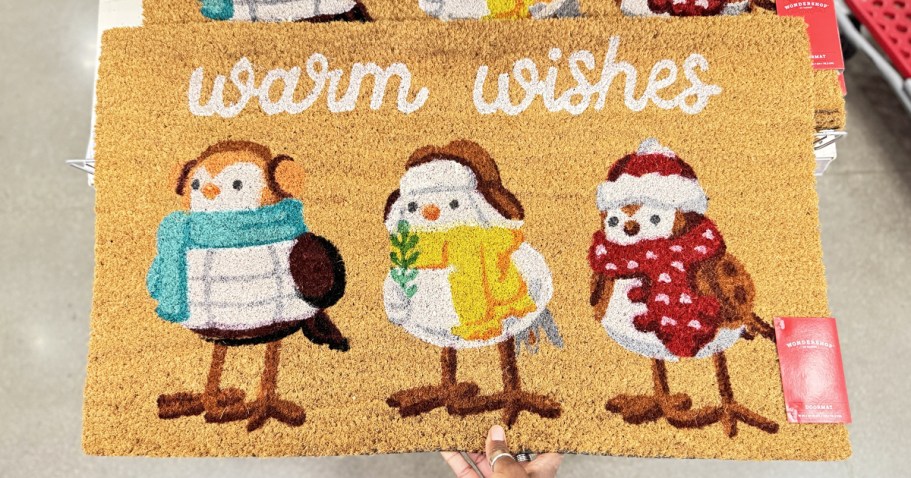 Christmas Doormats Only $6.50 on Target.online (Regularly $13) – So Many Cute Designs!