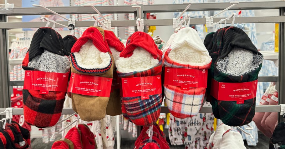 Cozy Christmas Slippers Just $10 on Target.online | Plaid, Reindeer, & More!