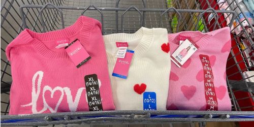 Sam’s Club Women’s Valentine’s Day Sweaters Only $19.98 (+ Girls Options, Too!)