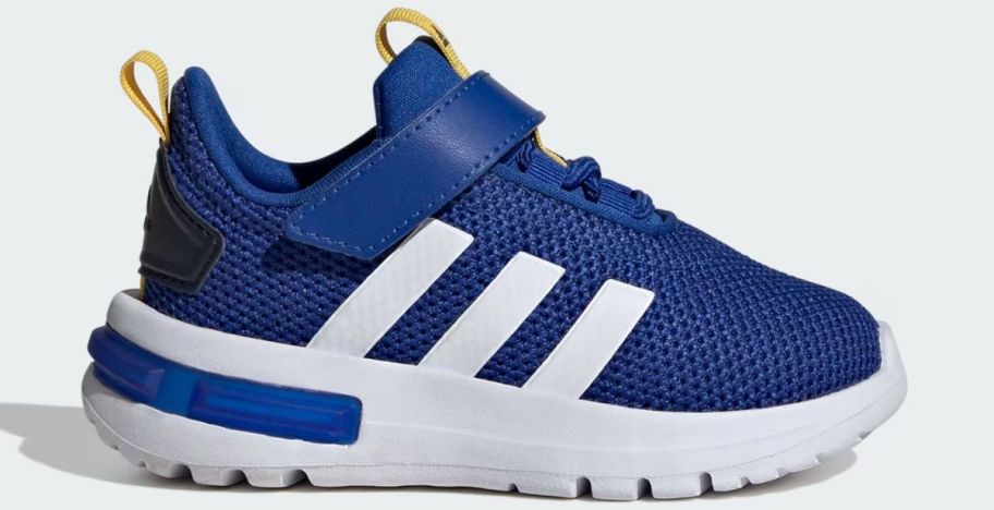 blue adidas kids shoe