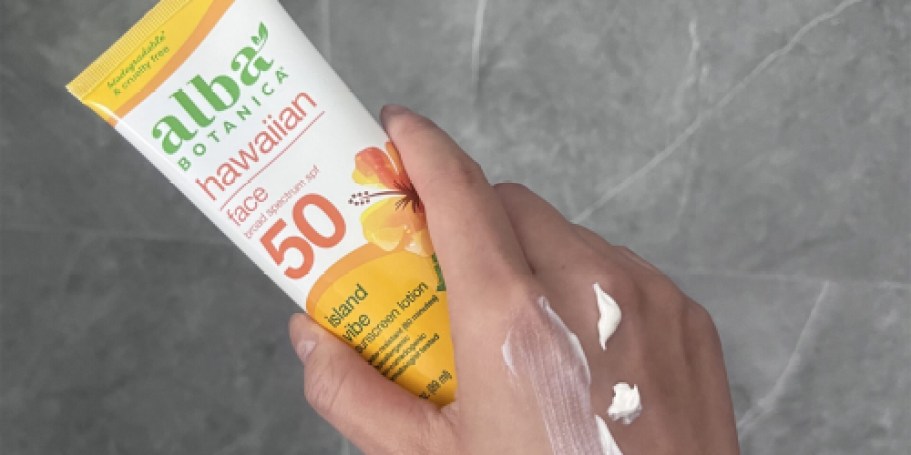 Alba Botanica Facial Sunscreen Only $7 Shipped on Amazon (Regularly $15)