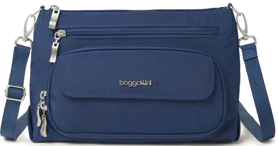 navy blue baggallini crossbody bag