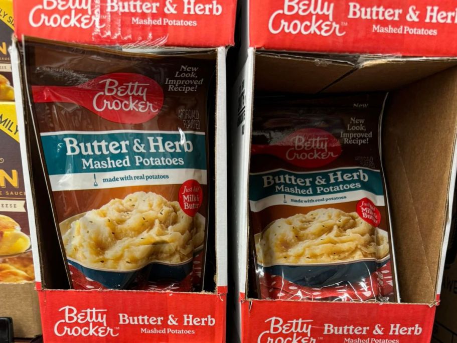 Betty Crocker Mashed Potatoes 8-Pack Only $7 Shipped on Amazon | Several Flavors!