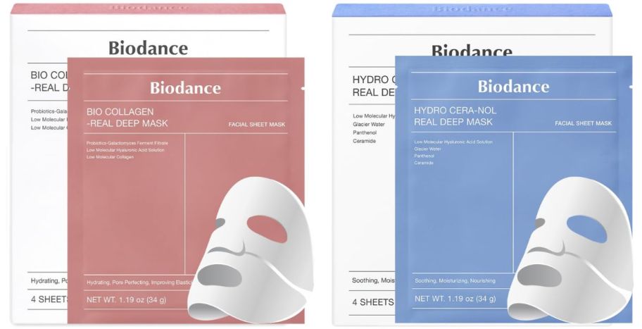 biodance overnight mask boxes on a white background