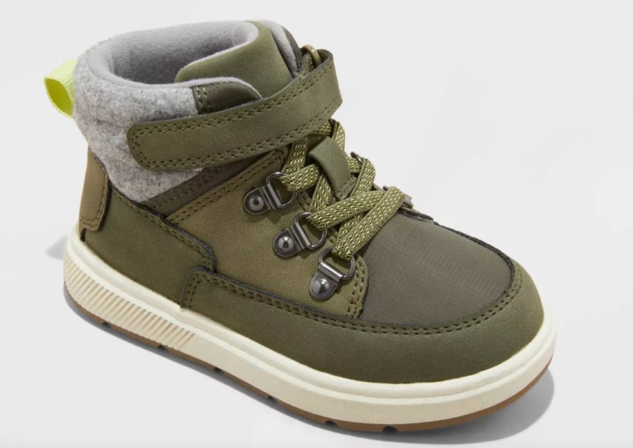 green sneaker boots 