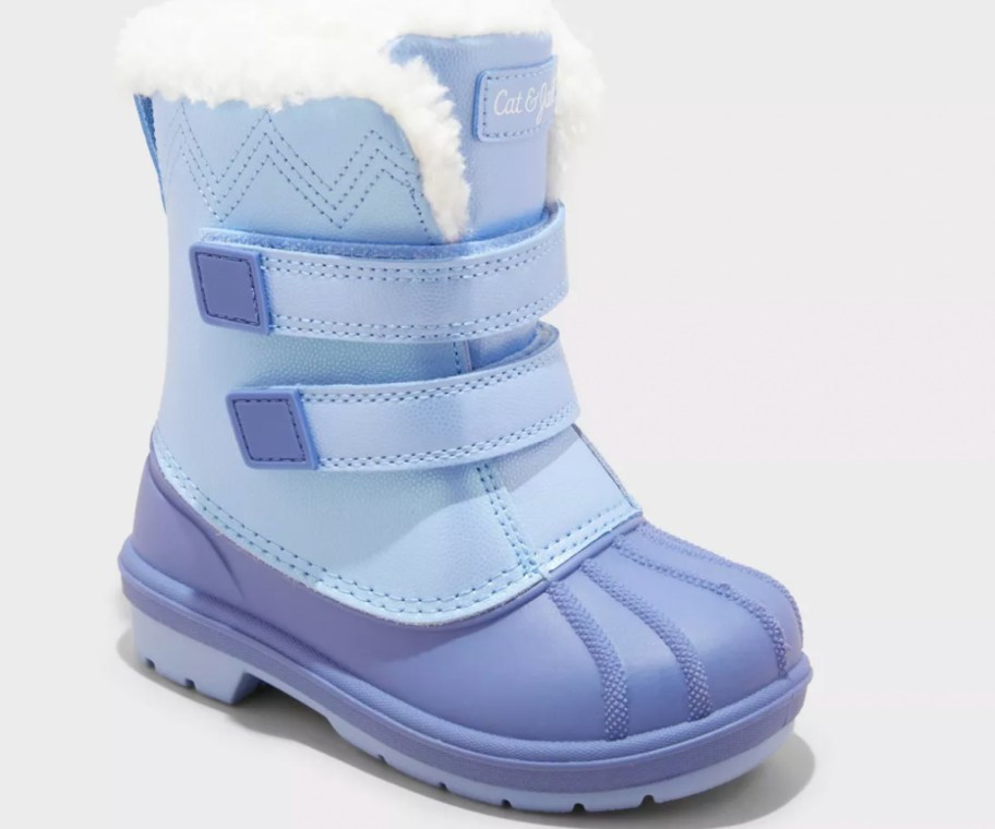 blue winter boots