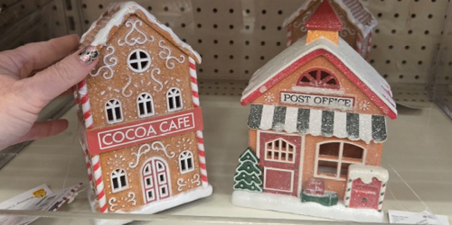 NEW Target Bullseye’s Playground Christmas Finds | $5 Light-Up Houses, $1 Ornaments, & More!