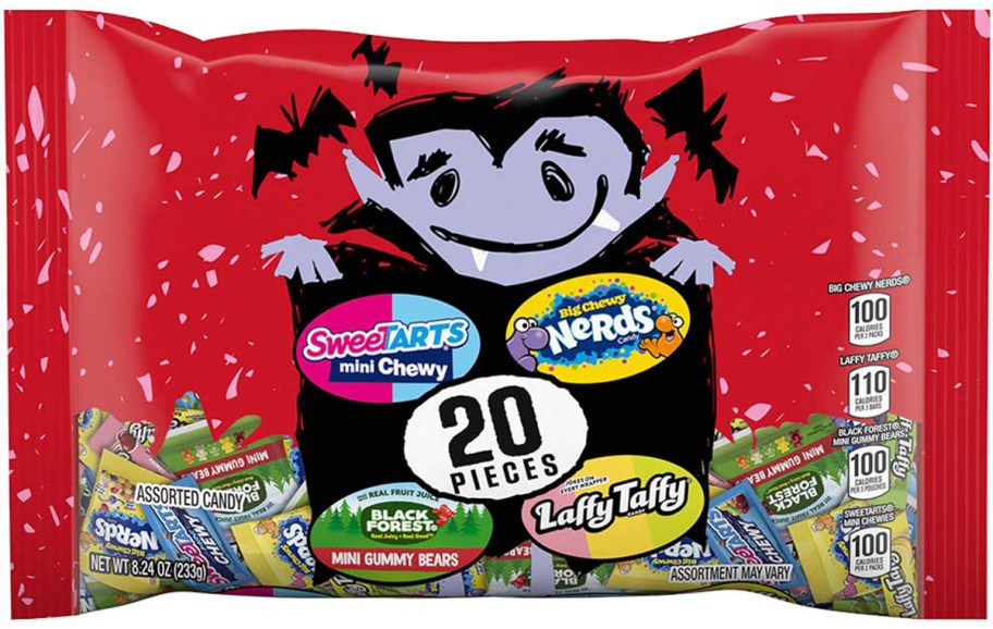 dracula candy halloween bag 