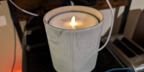 Flameless Candle Essential Oil Diffuser Just $18.89 on Amazon (Reg. $30) – Flickers Like Real Candle!