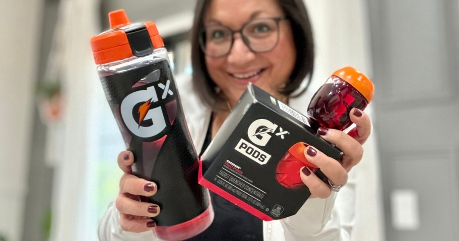 Personalized Gatorade Gx Bottle Only $15.99 Shipped (+ 50% Off Pods, Powders & Tablets!)