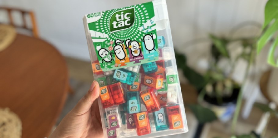 Giant Tic Tac Box w/ 60 Mini Packs Available Again on Amazon | Valentine’s Day Exchange Idea!