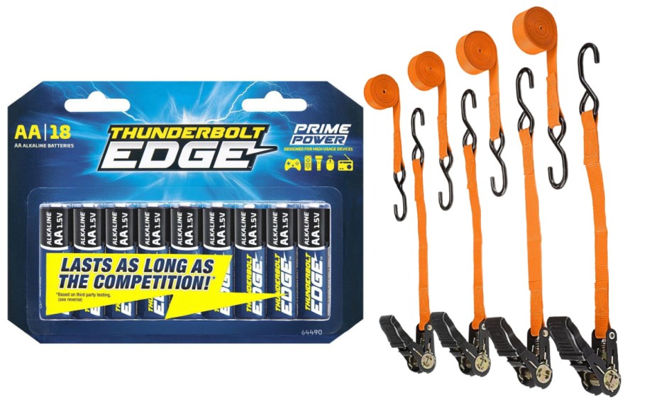batteries and ratchet hooks