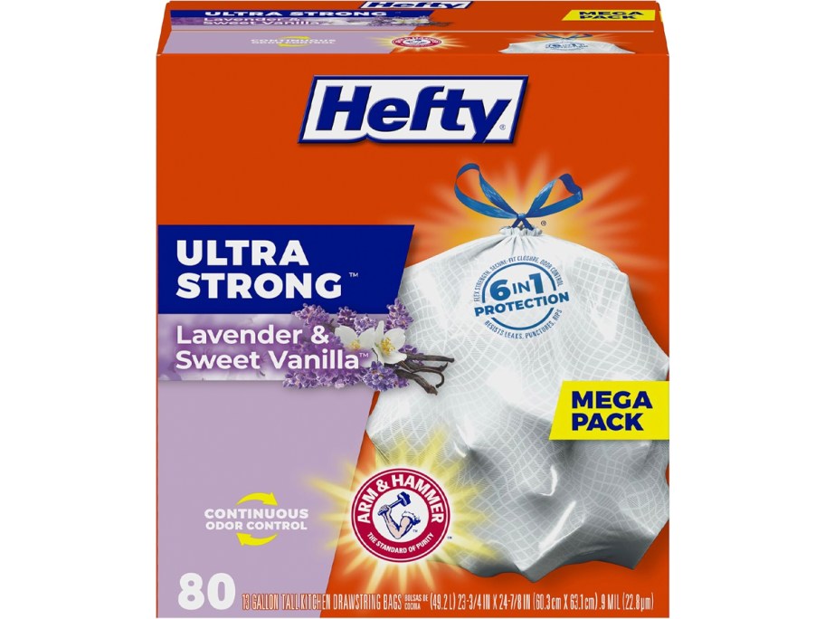 hefty trash bags 80 ct