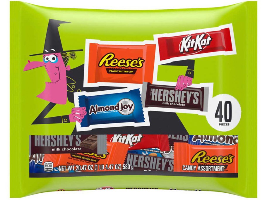 bag of hersheys assorted halloween candy 