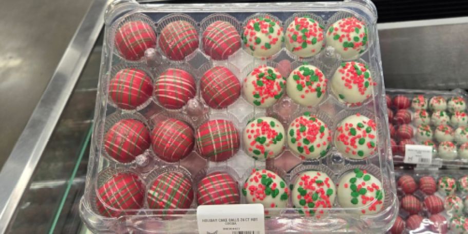 NEW Sam’s Club Bakery Finds: Christmas Cake Balls, Brownie Trays, Cookies & More