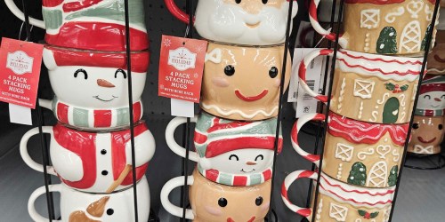 Stackable Christmas Mugs ONLY $9.96 at Walmart